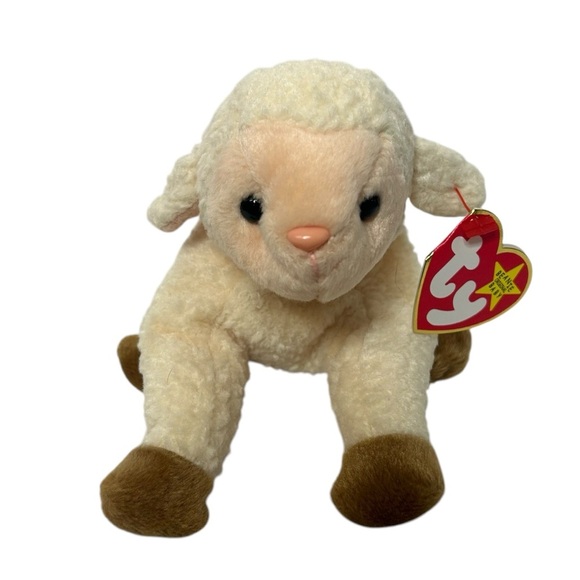 Ty Beanie Baby Retired Lamb Ewey NWT - Picture 1 of 9